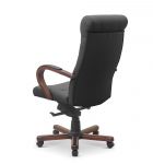 Статус | Status экокожа премиум белая CN2/дерево - орех гамильтон