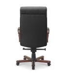 Статус | Status экокожа премиум белая CN2/дерево - орех гамильтон