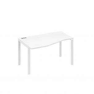 Стол левый техно на металлокаркасе uno эргономичный а4 б1 063 бп