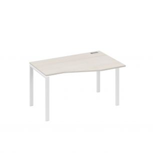 Стол на металлокаркасе uno эргономичный правый техно а4 б1 064 дш