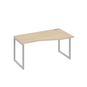 A4 стол на металлокаркасе quattro эргономичный правый техно а4 с4 066 дк