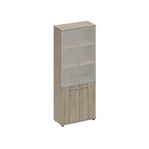 Спэйс+ | space+ шкаф для документов со стеклянными дверьми в алюминиевой рамке а1 9380 вл