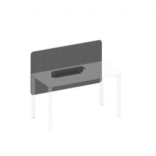 Спэйс+ | space+ экран настольный фронтальный тканевый с кабель-каналом а1 чр 857.02 ba50