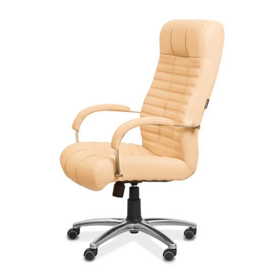 Кресло Атлант MK G экокожа премиум белая CN2