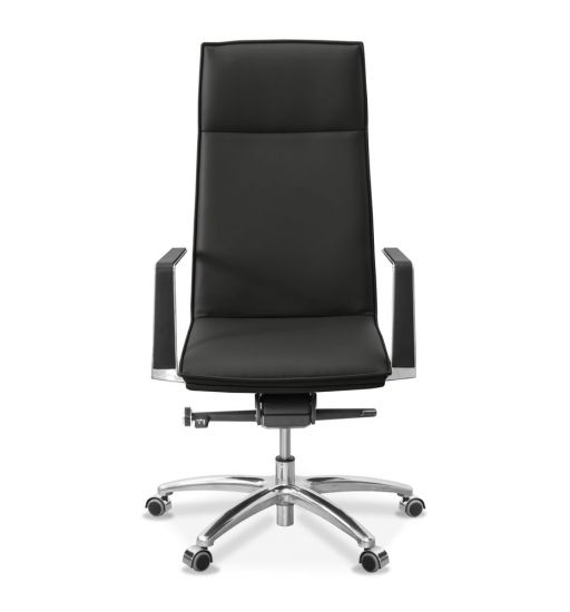 Кресло Соло кожа черная