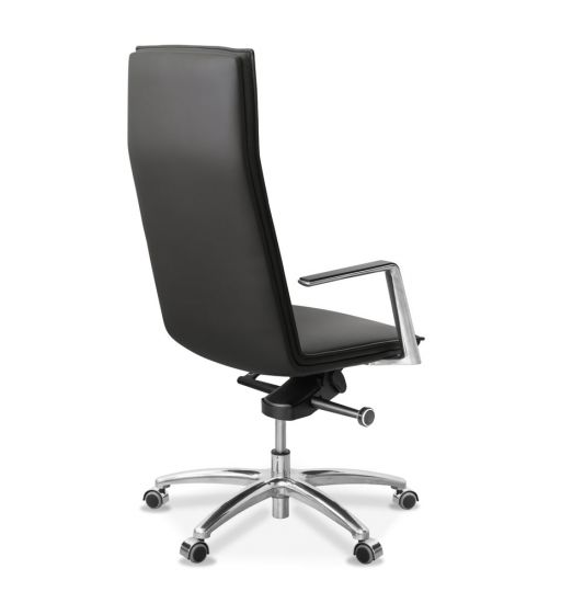 Кресло Соло кожа черная