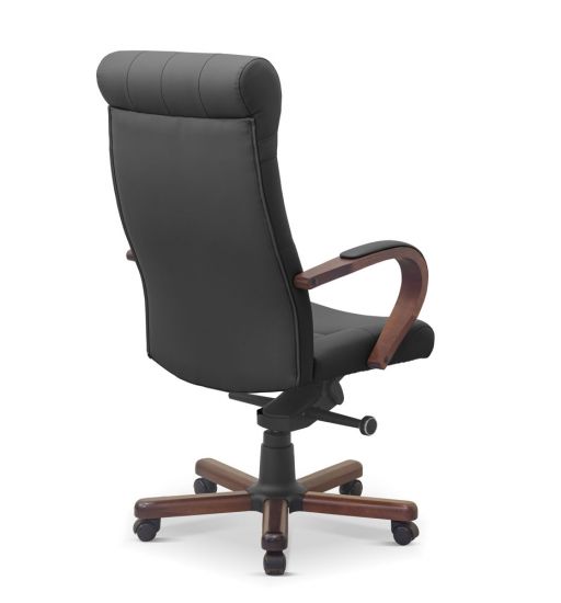 Статус | Status экокожа премиум белая CN2/дерево - орех гамильтон