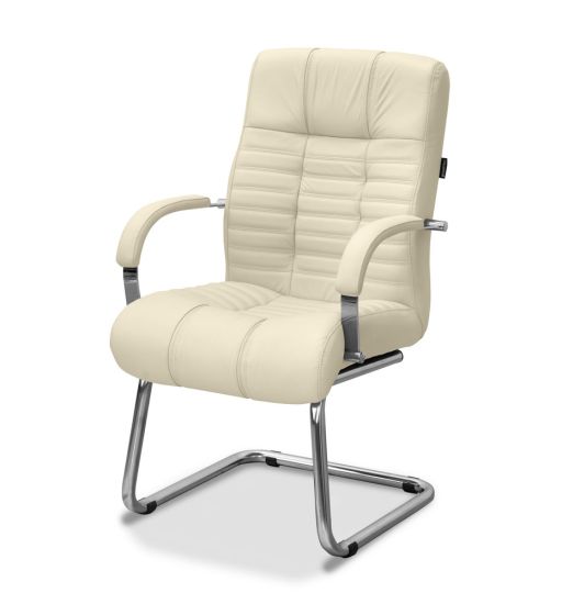 Кресло Атлант HSX экокожа премиум белая CN2