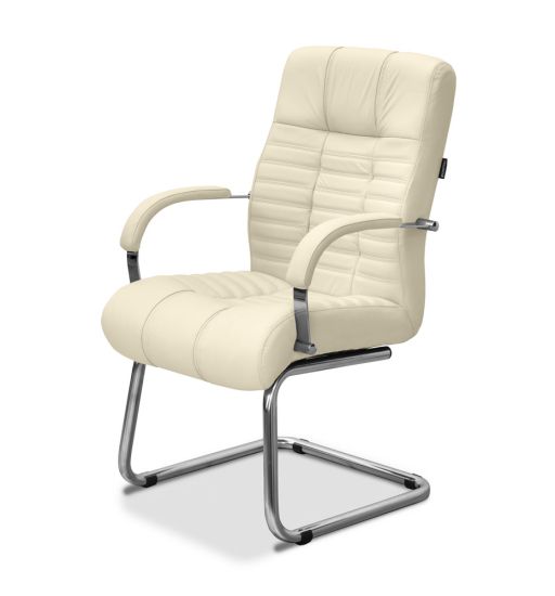 Кресло Атлант HSX экокожа премиум белая CN2