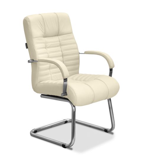 Кресло Атлант HSX экокожа премиум белая CN2