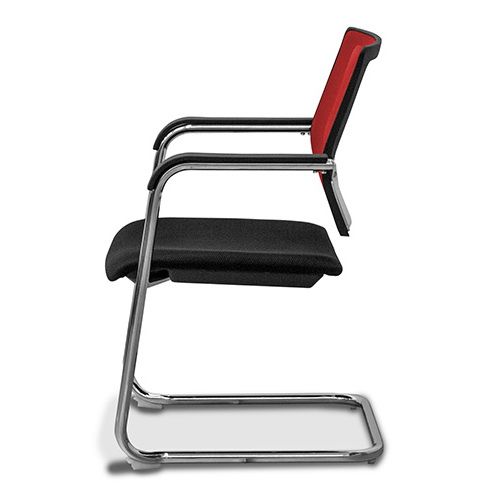 Стул Домино X спинка-сетка черная B01/черная TW01